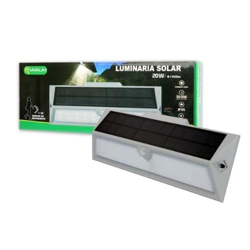 Luminaria Solar Rectangular 20W Para Tu Hogar - Wattko